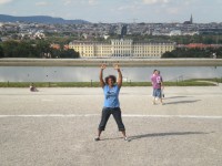 Gymnastik in Schönbrunn