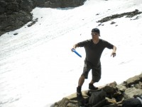 Frisbee am Gletscher