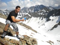 Frisbee am Gletscher