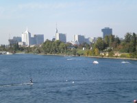 Wakeboarden auf der Donau
