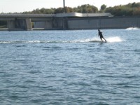 Wakeboarden auf der Donau