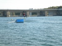 Wakeboarden auf der Donau